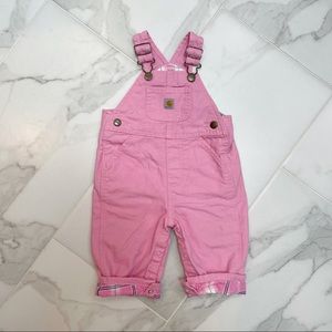 Carharrt Flannel Lined Dungaree Overalls
